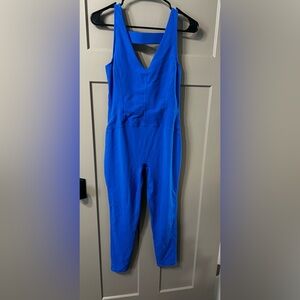 Free People Movement Never Better One-Piece Jumpsuit in electric cobalt